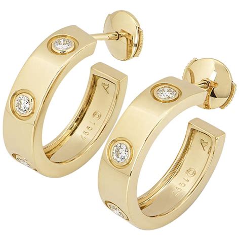 cartier love ring dupe real gold|cartier love hoop earrings dupe.